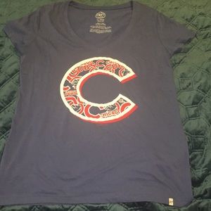 47 Brand Cubs baseball tee